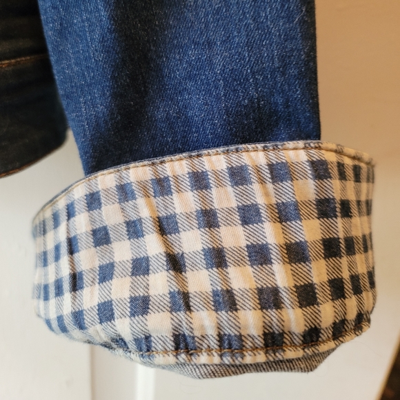 Isaac Mizrahi Jean Jacket 14 - Picture 2 of 4